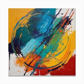 Inviting Abstract Painting Canvas Print