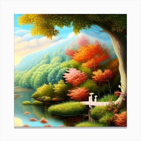 Heavenly Garden Canvas Print