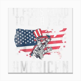 Trending Cat America Independence It Feels Good To Be A Canvas Print