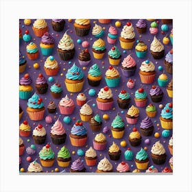 Cupcakes 5 Canvas Print