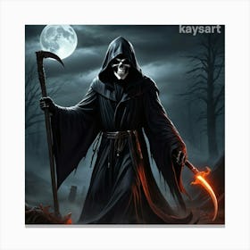 Grim Reaper Canvas Print