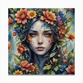 Flower Girl 1 Canvas Print