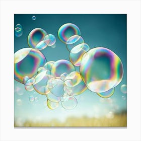 Bubbles In The Air Canvas Print