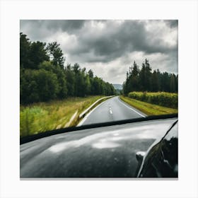 Road In The Countryside Canvas Print