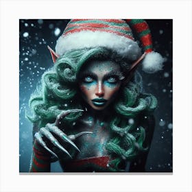 Christmas Elf 3 Canvas Print