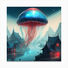 Jellyfish 1 Canvas Print