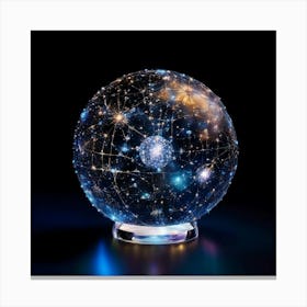 Galaxy Globe Canvas Print