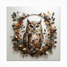 Owl(Eyes Of The Night) Canvas Print