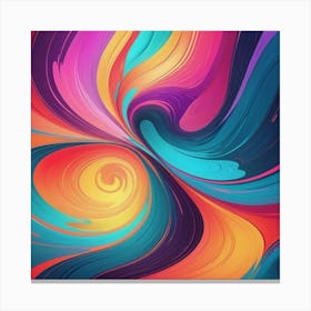 Abstract Painting 37 Canvas Print