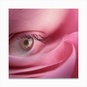 Close Up Of A Woman'S Eye 7 Canvas Print