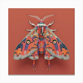 Moth illustration 3 Canvas Print