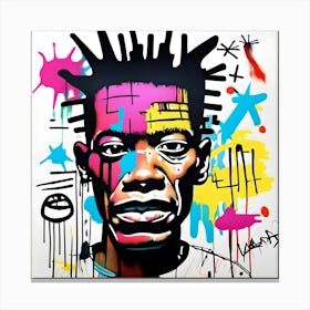 Basquiat State Of Mind 6 Canvas Print