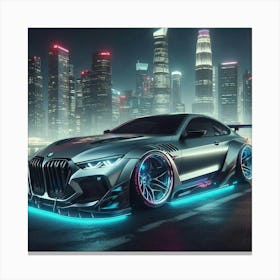 Futuristic Bmw M8 Canvas Print