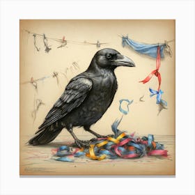 Crow! 11 Canvas Print