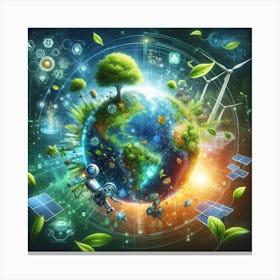 Future Of The Earth Canvas Print