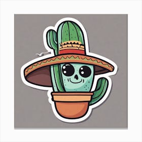Mexican Cactus 67 Canvas Print