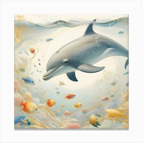 Animal Creative Portrai Illustrationt 26 Canvas Print