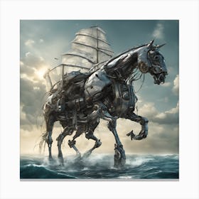 Steampunk Horse Canvas Print