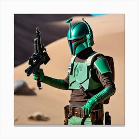 Star Wars Boba Fett 1 Canvas Print