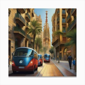 Barcelona Canvas Print