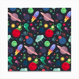Space Background 2 Canvas Print