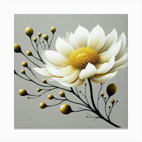 White jasmine 1 Canvas Print