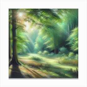 Forest Scene Canvas Print