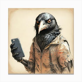 Crow! 8 Canvas Print