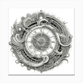 Clock Canvas Print