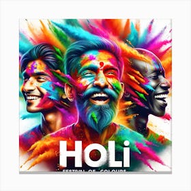 Holi Festival Of Colours 1 Canvas Print