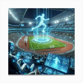 Futuristic Stadium Canvas Print