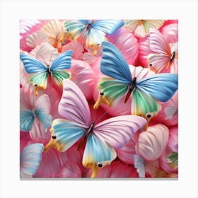 Butterfly Wallpaper 2 Canvas Print