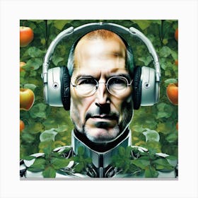 Apple Steve 3 Canvas Print