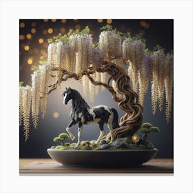 Bonsai Horse Canvas Print