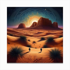 Desert Landscape 70 Canvas Print