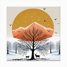 Winter Landscape 3 Canvas Print