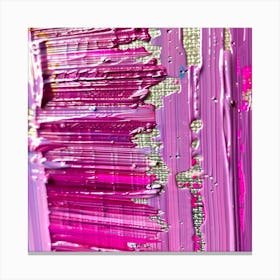 Pink Splatter 2 Canvas Print