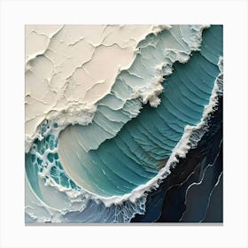 Abstract Of Waves Canvas Print