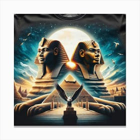 Egyptian Pyramids 5 Canvas Print