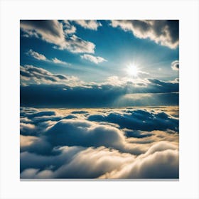 Above The Clouds Canvas Print