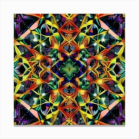 Psychedelic Mandala 30 Canvas Print