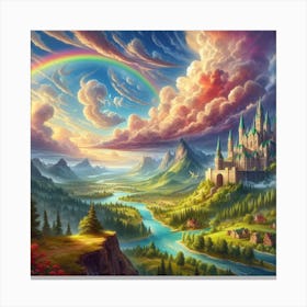 Fairytale Castle Canvas Print