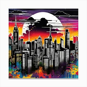 New York City Skyline 58 Canvas Print