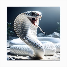 White Cobra Canvas Print