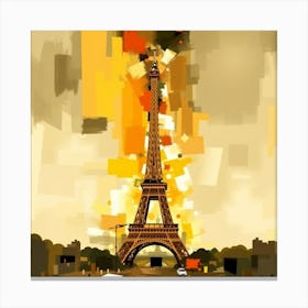 Paris Eiffel Tower 4 Canvas Print