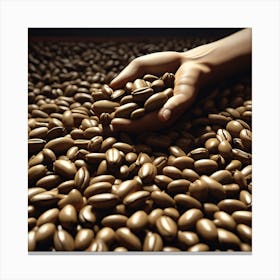 Coffee Beans 310 Canvas Print