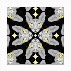 Chobopop Sphynxcat Black Canvas Print