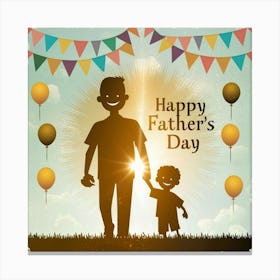 Happy Father'S Day 4 Canvas Print