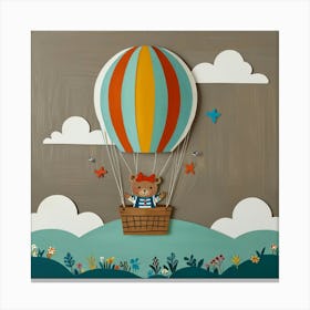 Default Happy Landing Nursery Art 1 Canvas Print