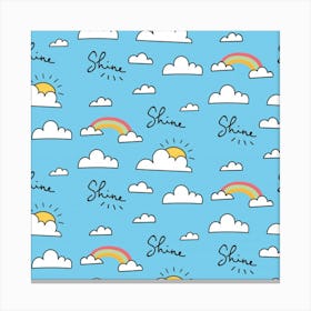 Sky Pattern Canvas Print